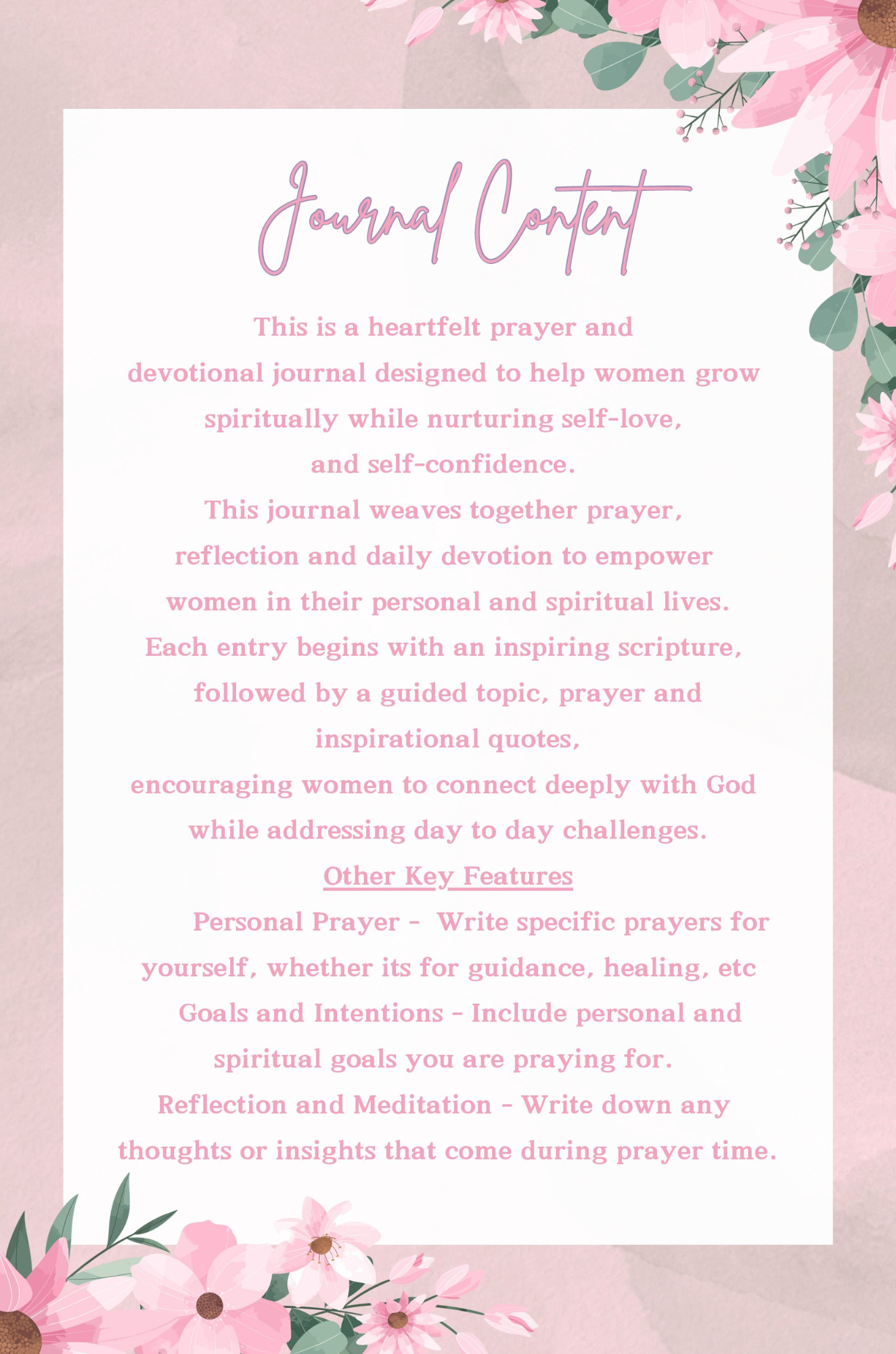She is Unstoppable: A Self-Care Prayer and Devotional Journal for Women