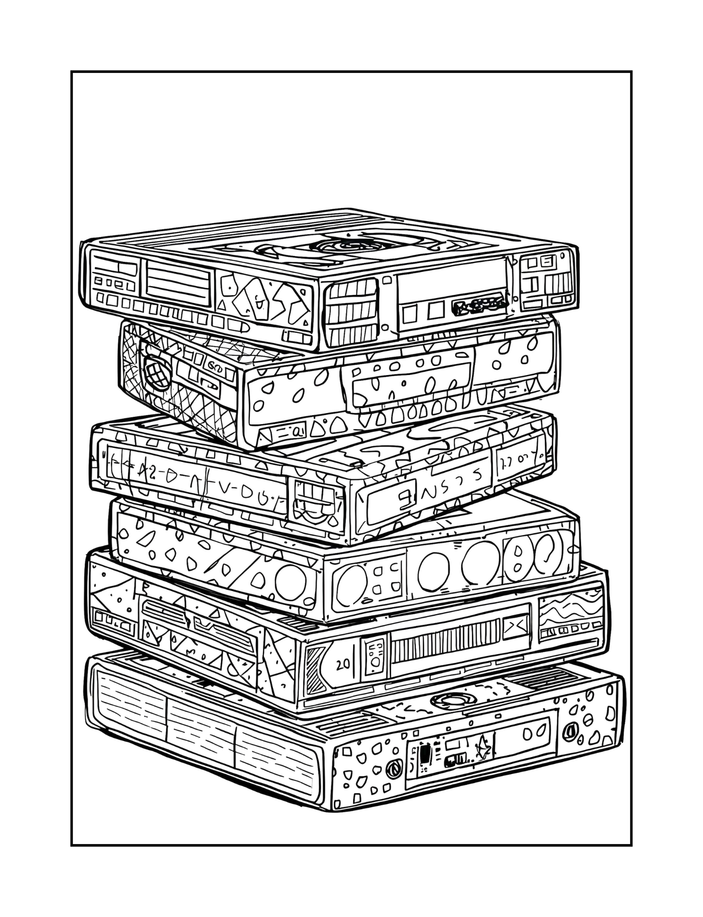 Totally 80’s: A Retro Colouring Experience - FREE PDF COLLECTION