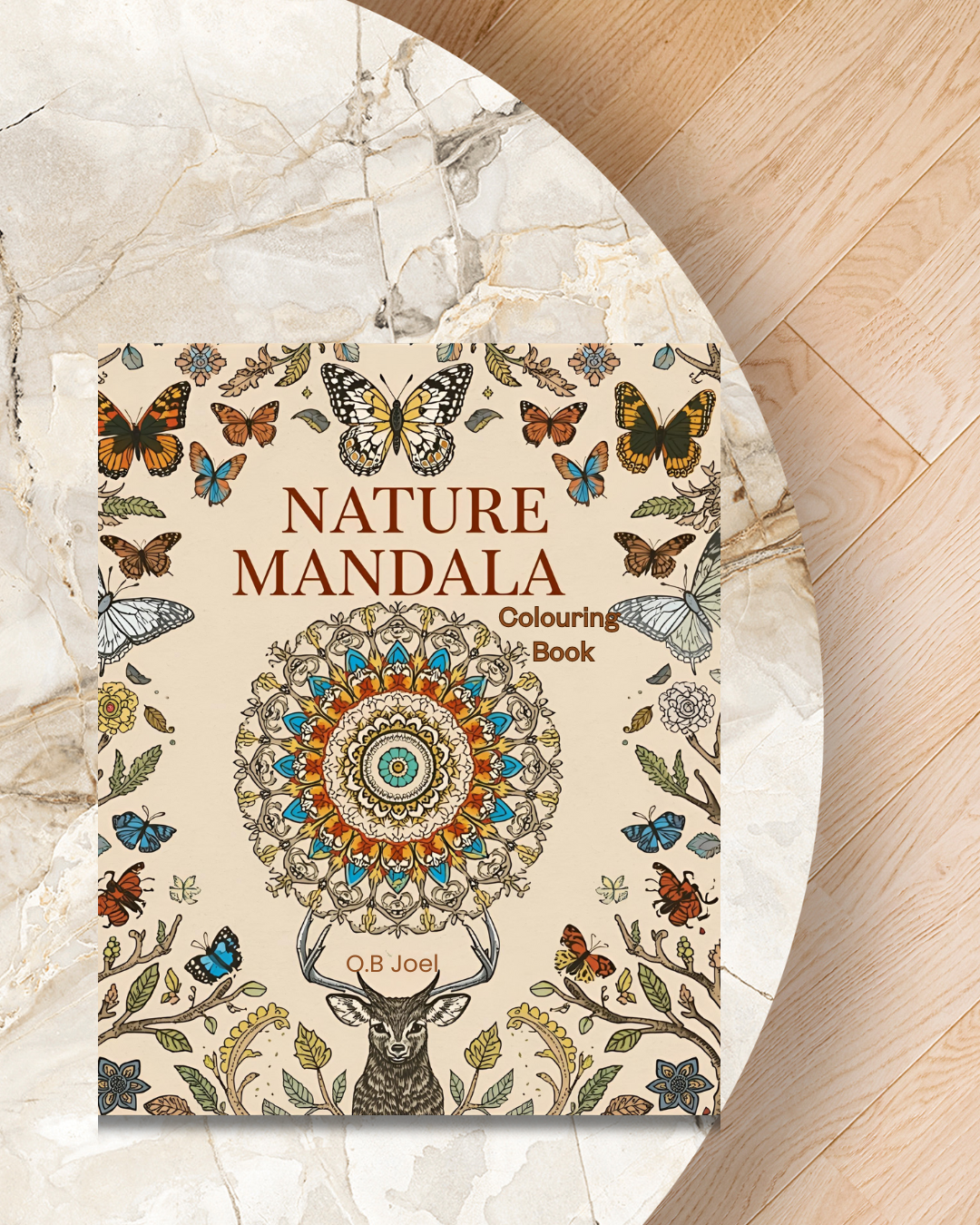 Nature Mandala Colouring Book