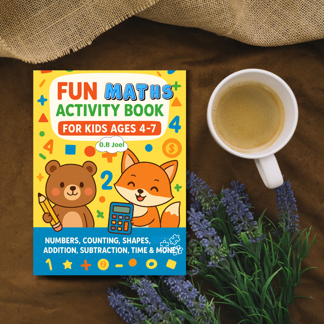 Fun Maths Activity Book For Kids Ages 4 to 7
