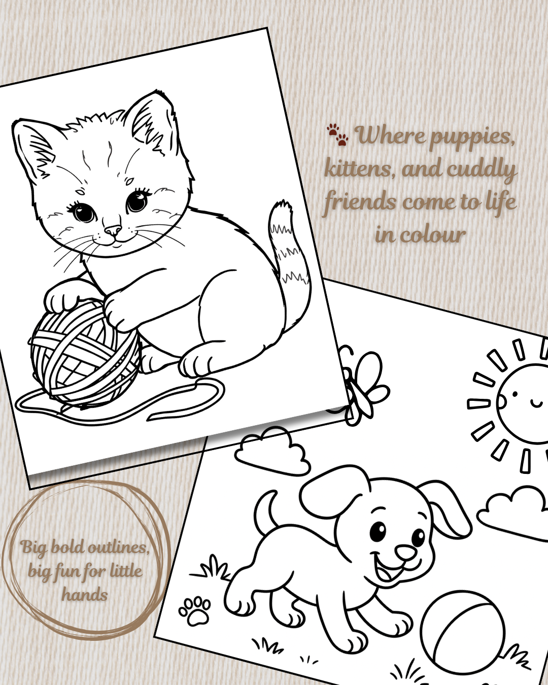 My Cute Pets Colouring Book