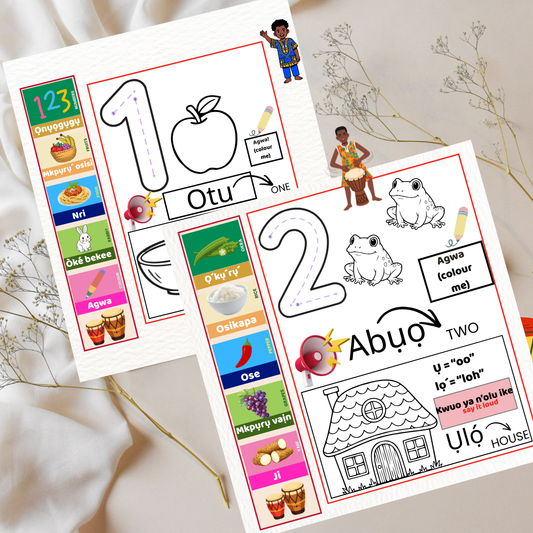 Bịa mụta Igbo soro m | Come Learn Igbo with me | For Kids Ages 3 to 5 | QR code include for sound and pronunciation