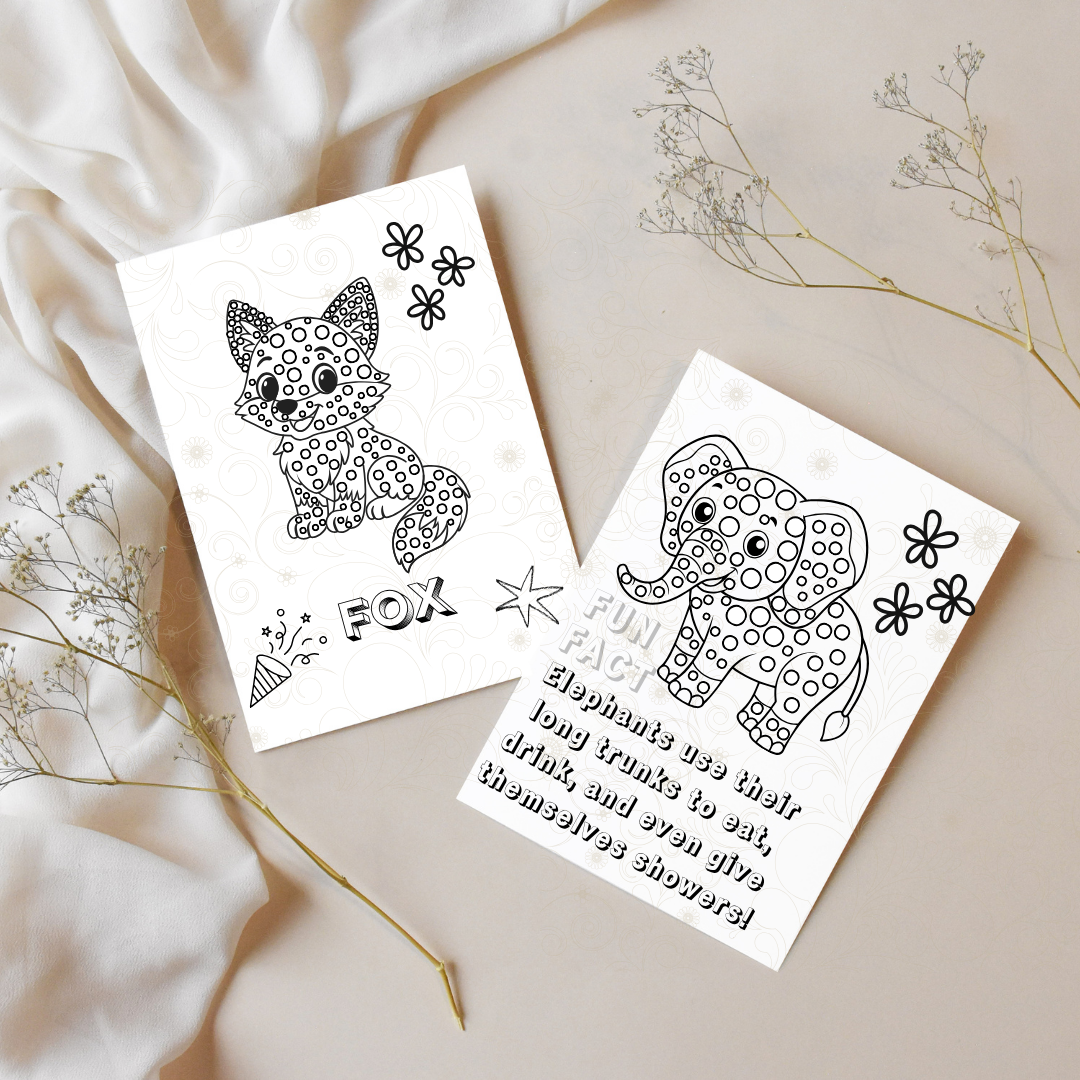 The ABC Dot Marker Animals Activity Book: Connect, Colour & Trace