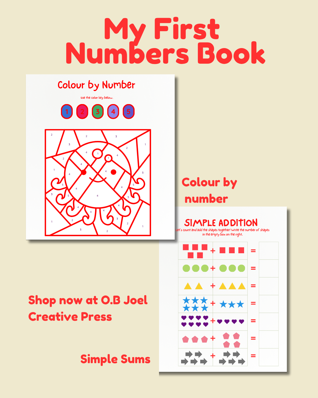 My First Numbers Tracing Book: A Fun Number Tracing & Counting Workbook for Kids Ages 3–5