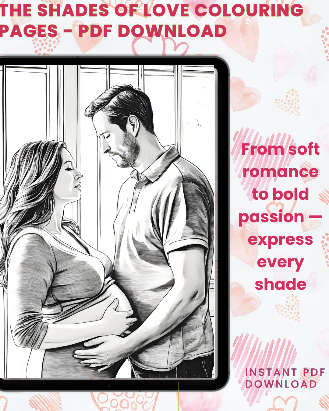 Shades of Love Colouring Books For Couples