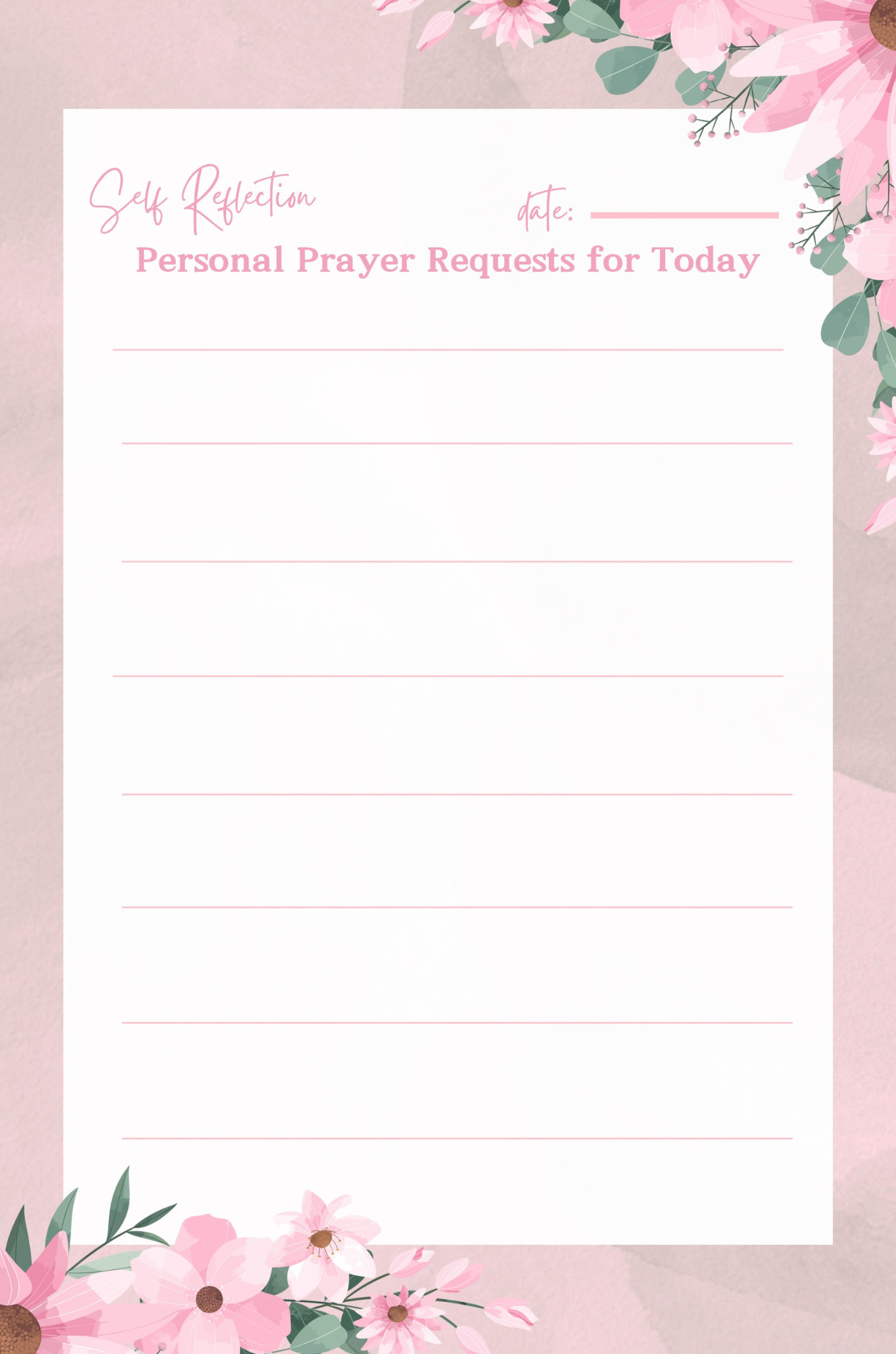 She is Unstoppable: A Self-Care Prayer and Devotional Journal for Women