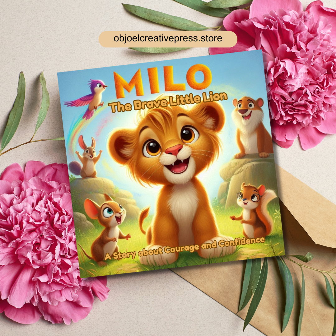 Milo The Brave Lion | A Story About Courage and Confidence for kids ages 4 to 8