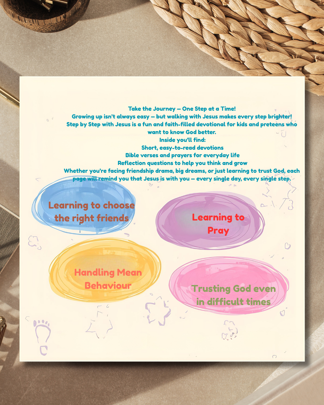 Step by Step With Jesus: A Daily Devotional for Kids and Pre-Teens