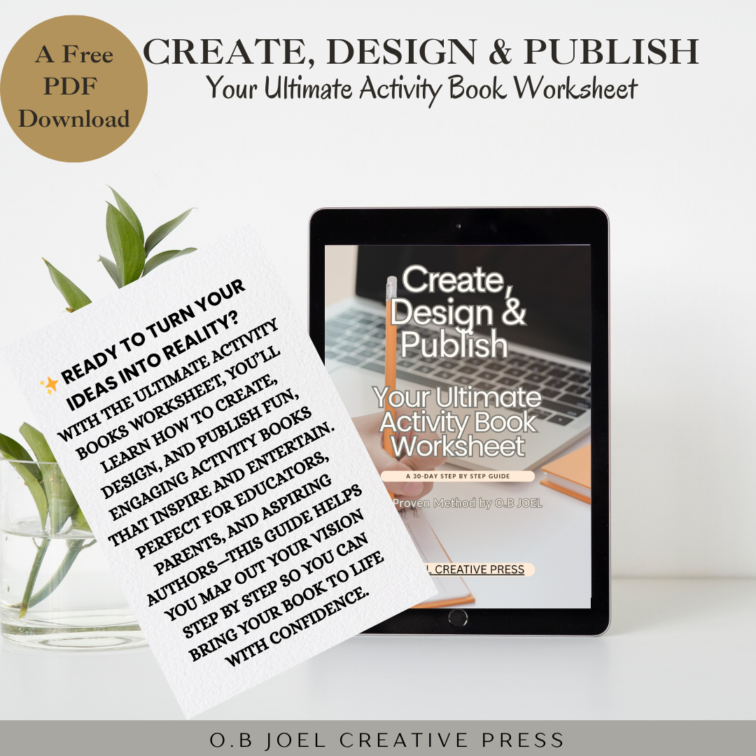 Create, Design & Publish - The Ultimate Activity Book Workbook - A 30 Day Step-by-Step Guide to Starting an Activity Books Business | Free Download