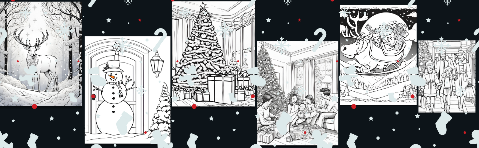 Tis the Season to Colour - A Christmas Themed Colouring Book