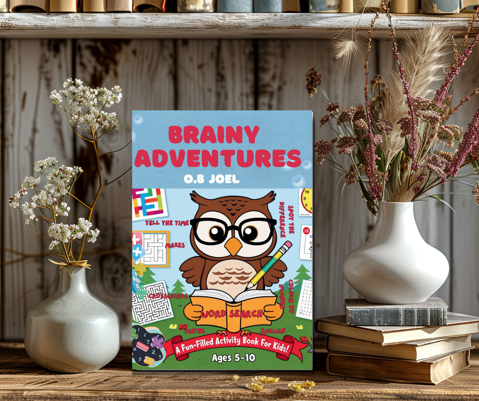 Brainy Adventures Activity Book For Kids Ages 5 to 10