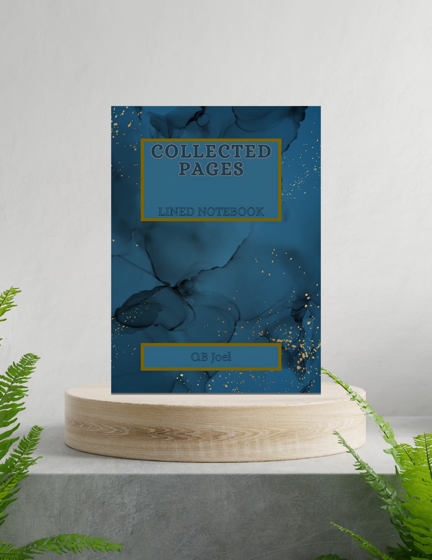 Collected Pages Lined Notebook For Students, Professionals and Everyday Use