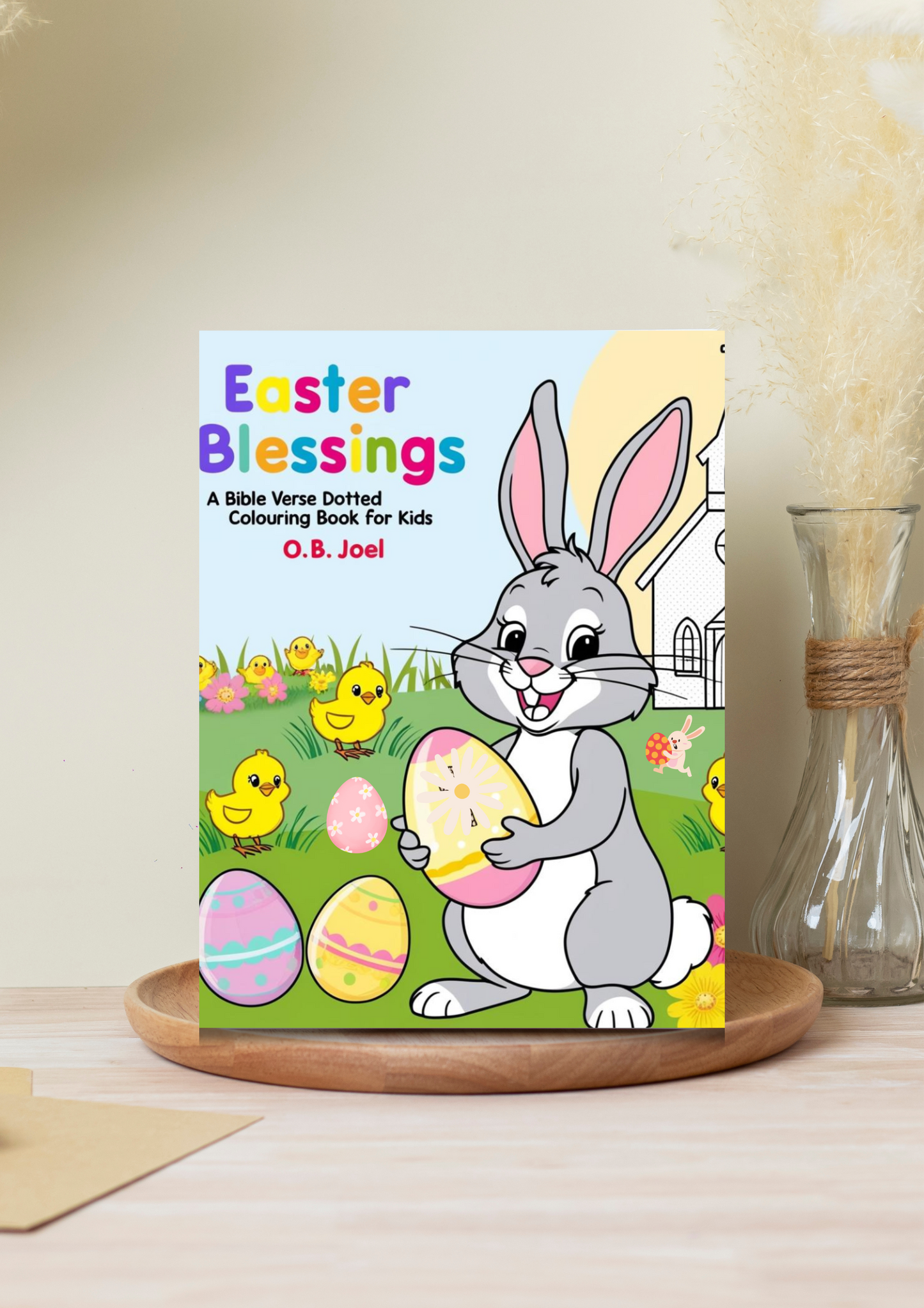 Easter Blessings: A Bible Verse Dotted Colouring Book