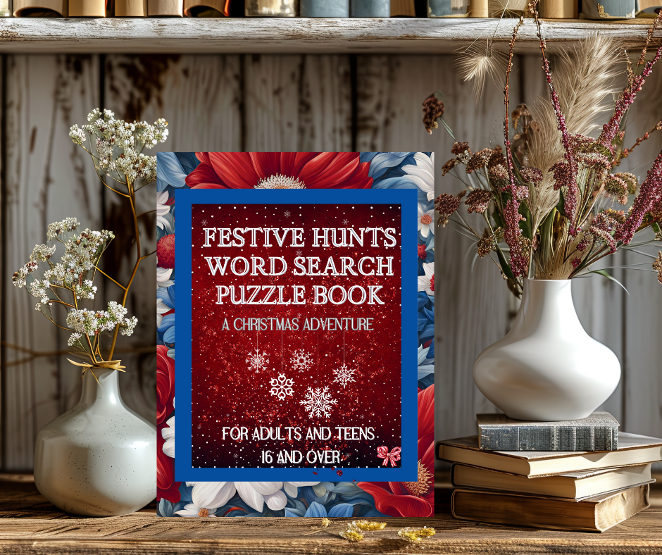 Festive Hunts Christmas Themed Word search Puzzle Book