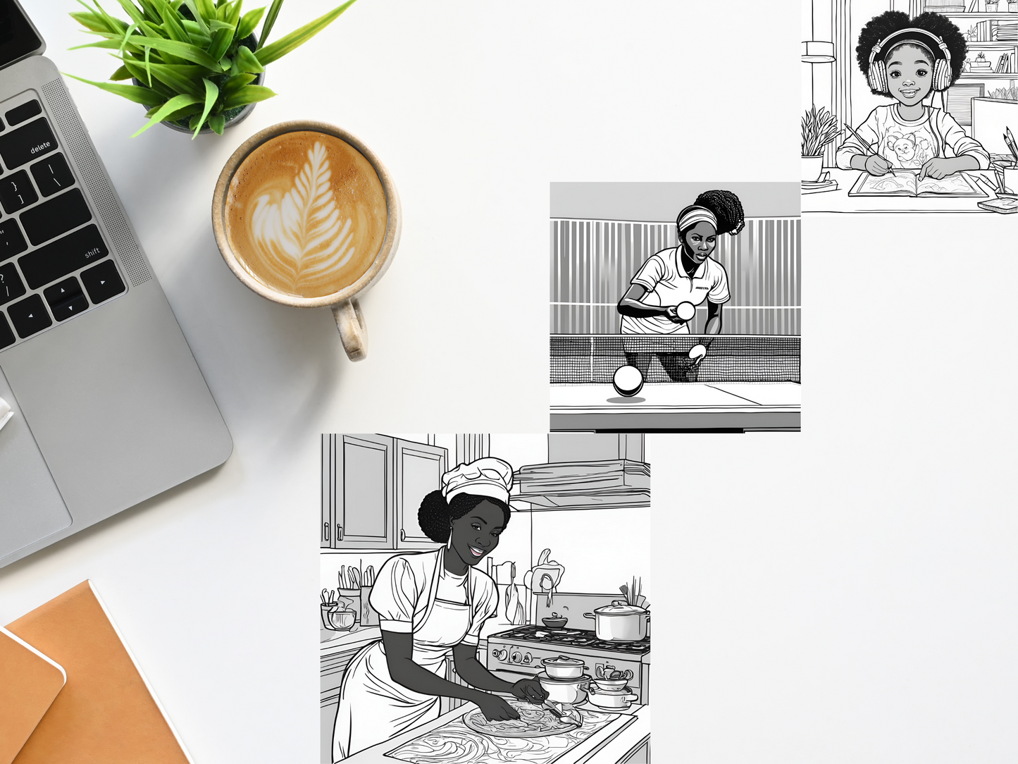 Her Glow Colouring Book for Black Teen Girls: A Celebration of Black Teen Girls in Colour