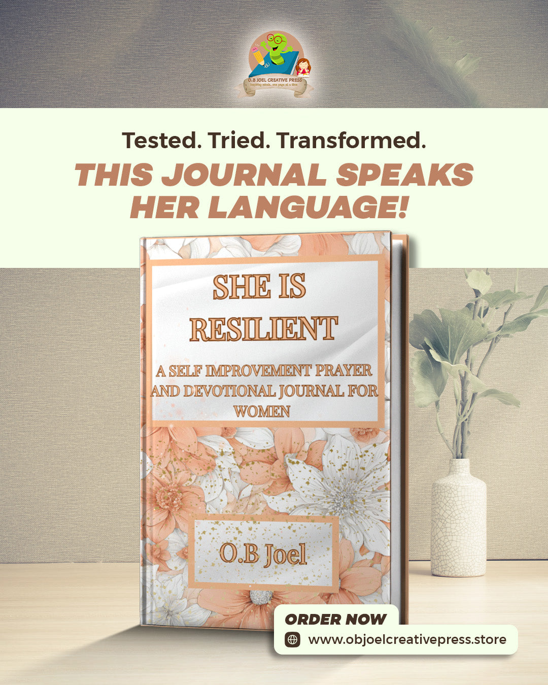 She is Resilient: A Self-Improvement Prayer and Devotional Journal for Women