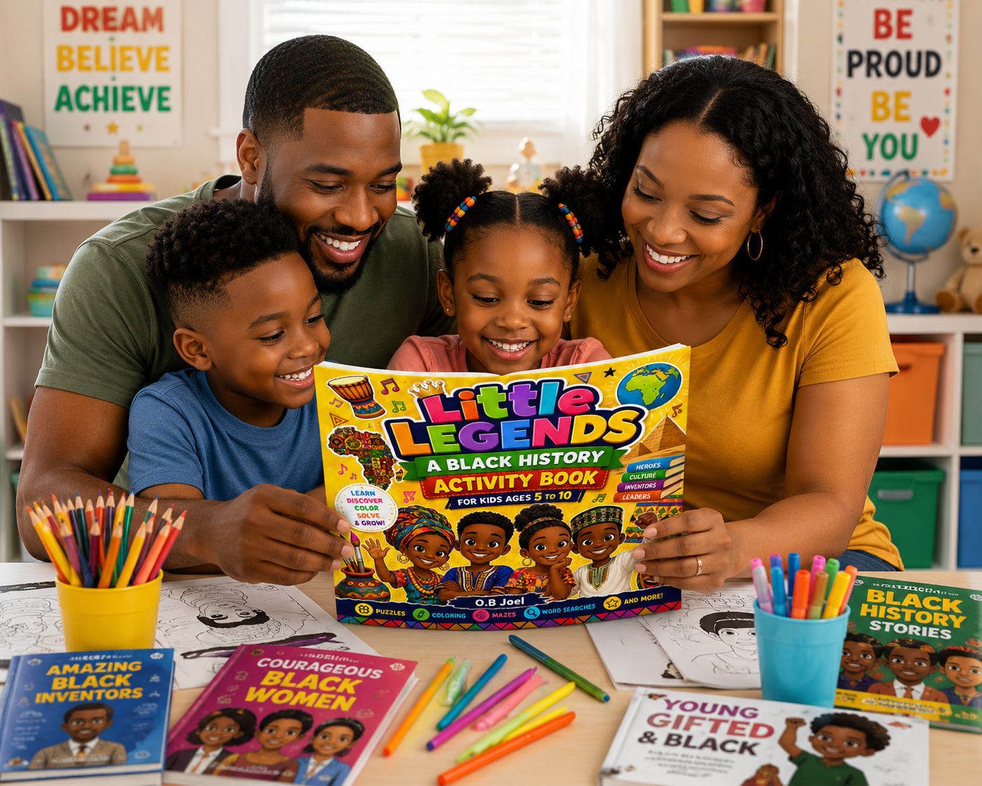 Little Legends: A Black History Activity Book For Kids Ages 5 to 10