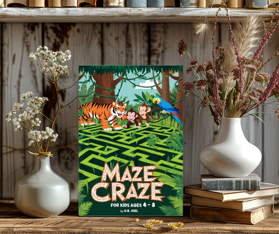 Maze Craze For Kids Ages 4 to 8