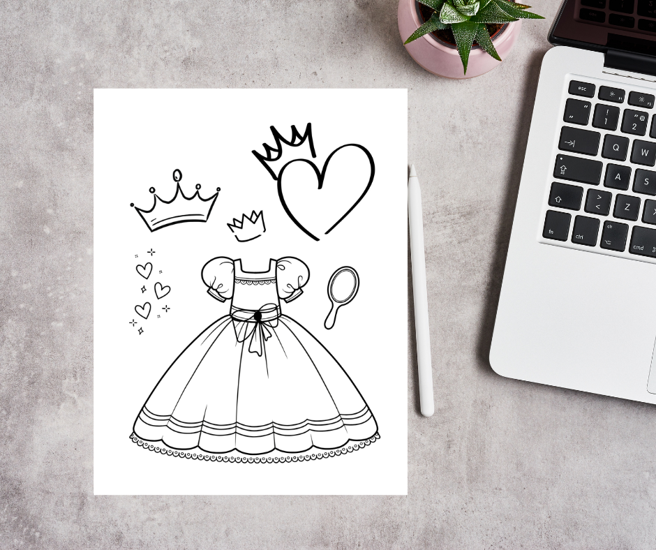 Style Splash Fashion Colouring Book For Girls