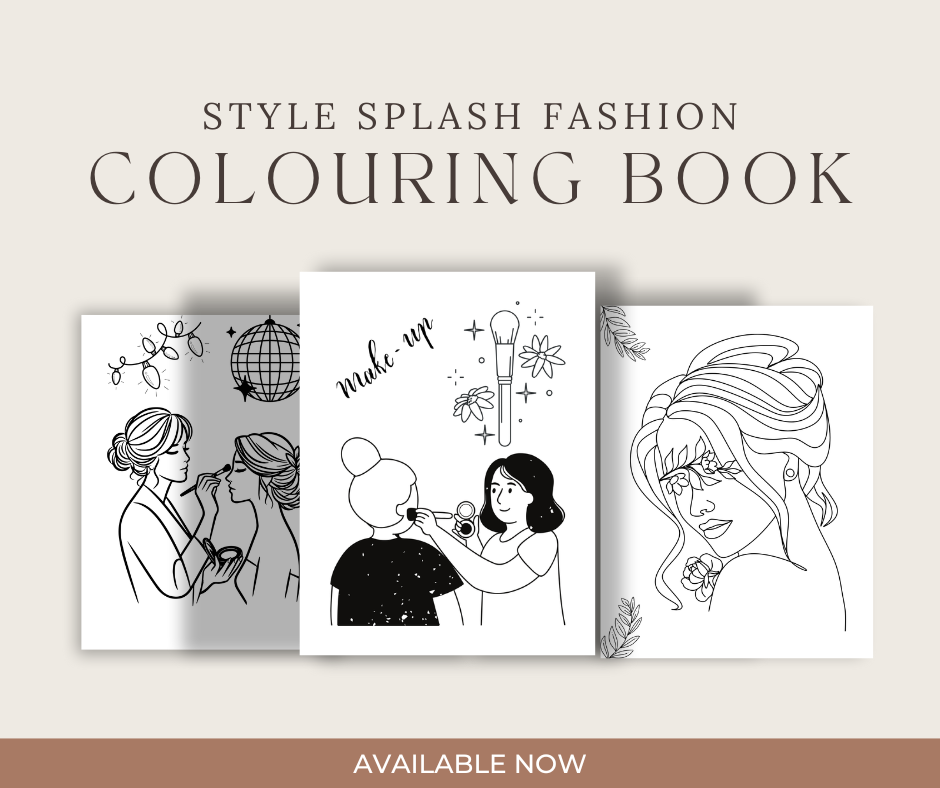 Style Splash Fashion Colouring Book For Girls