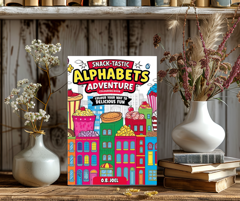 Snack-tastic Alphabets Adventure Colouring Book