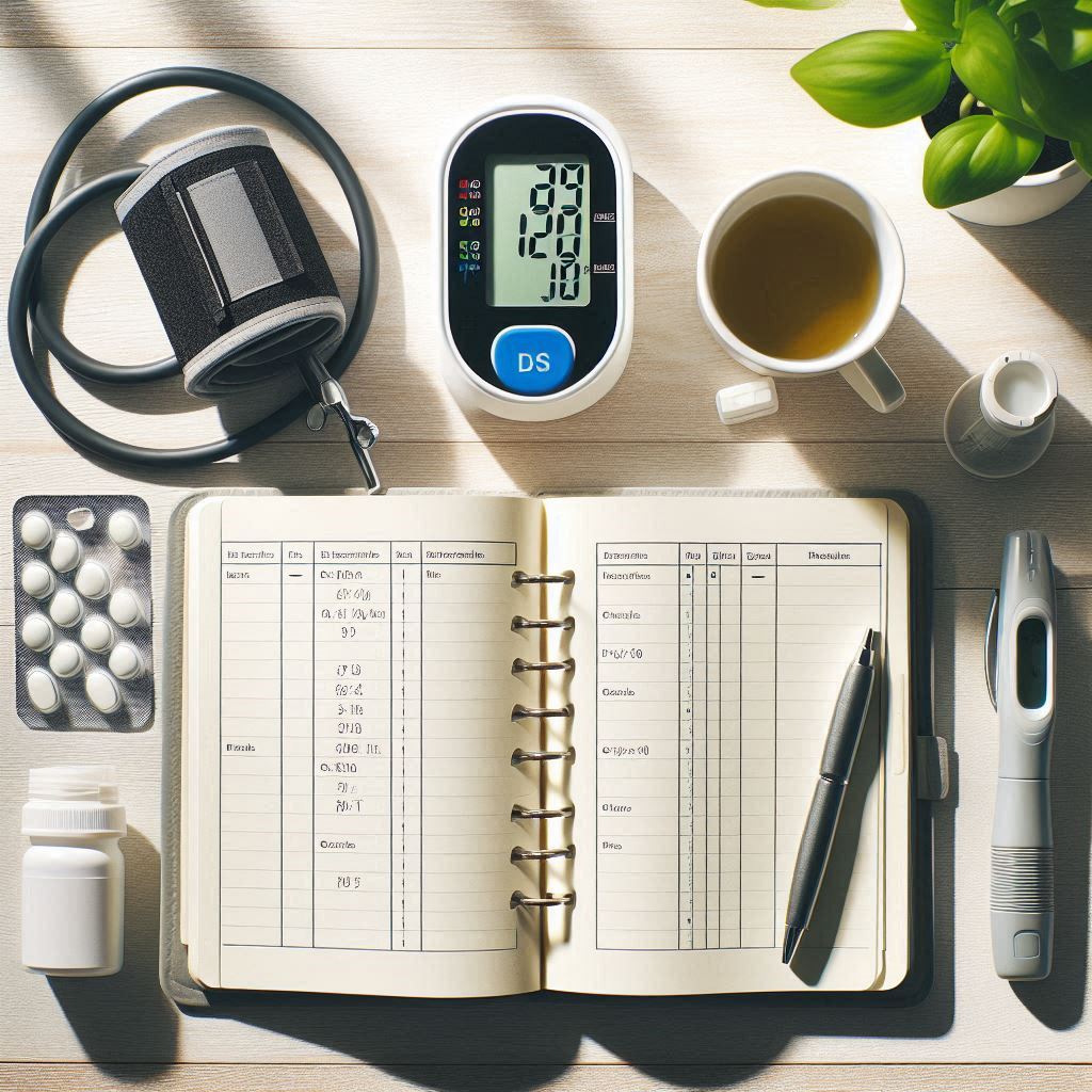 Stay on top of your health—track blood pressure & glucose with ease.