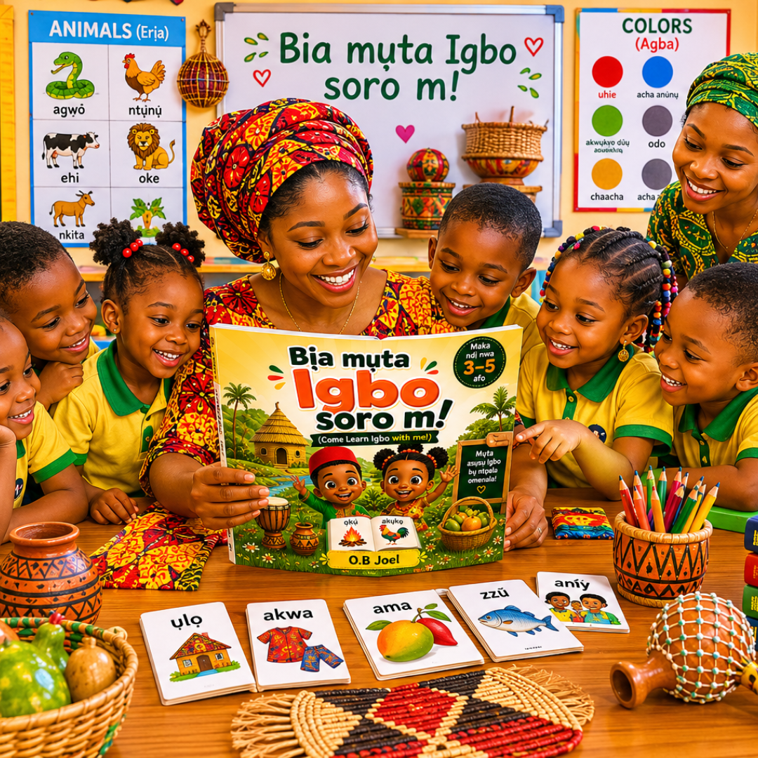 Bịa mụta Igbo soro m | Come Learn Igbo with me | For Kids Ages 3 to 5 | QR code include for sound and pronunciation