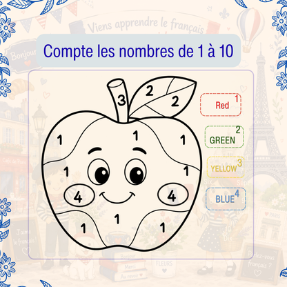 Viens apprendre le français avec moi ! For Kids Ages 5-7