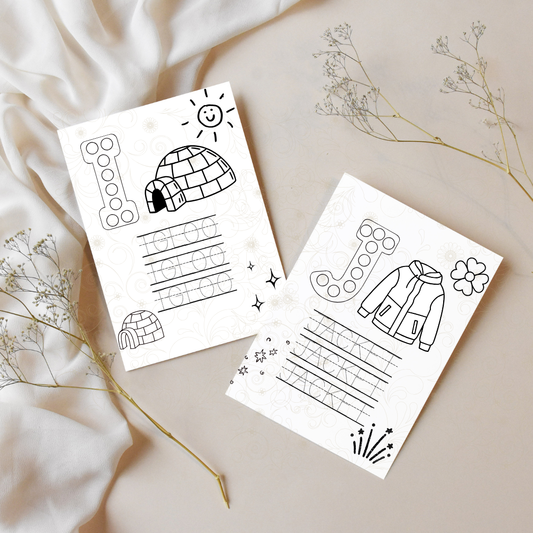 ABC Dot Marker Objects Activity Book: Connect, Colour & Trace