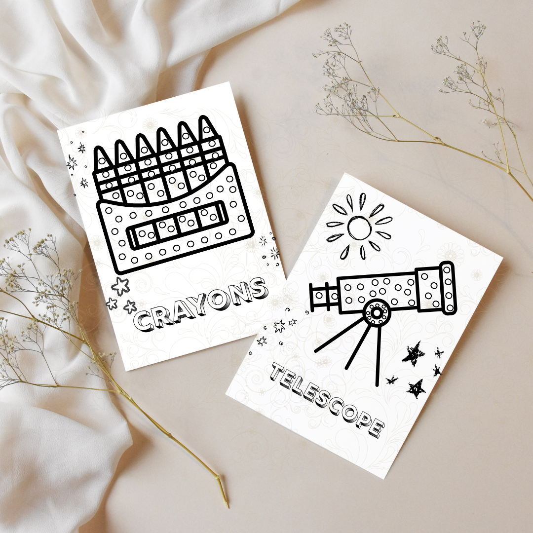 ABC Dot Marker Objects Activity Book: Connect, Colour & Trace