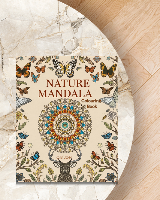 Nature Mandala Colouring Book