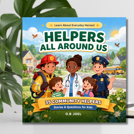 Helpers All Around Us: Fun Stories and Questions About 35 Community Helpers