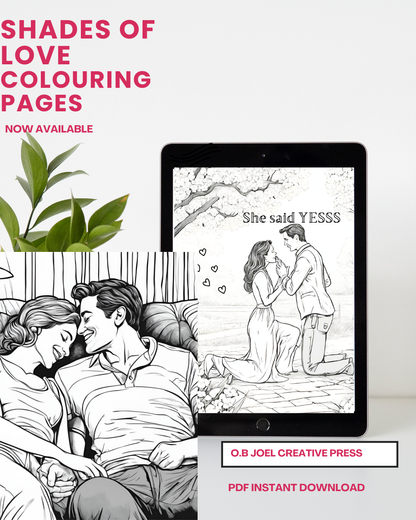 Shades of Love Colouring Books For Couples