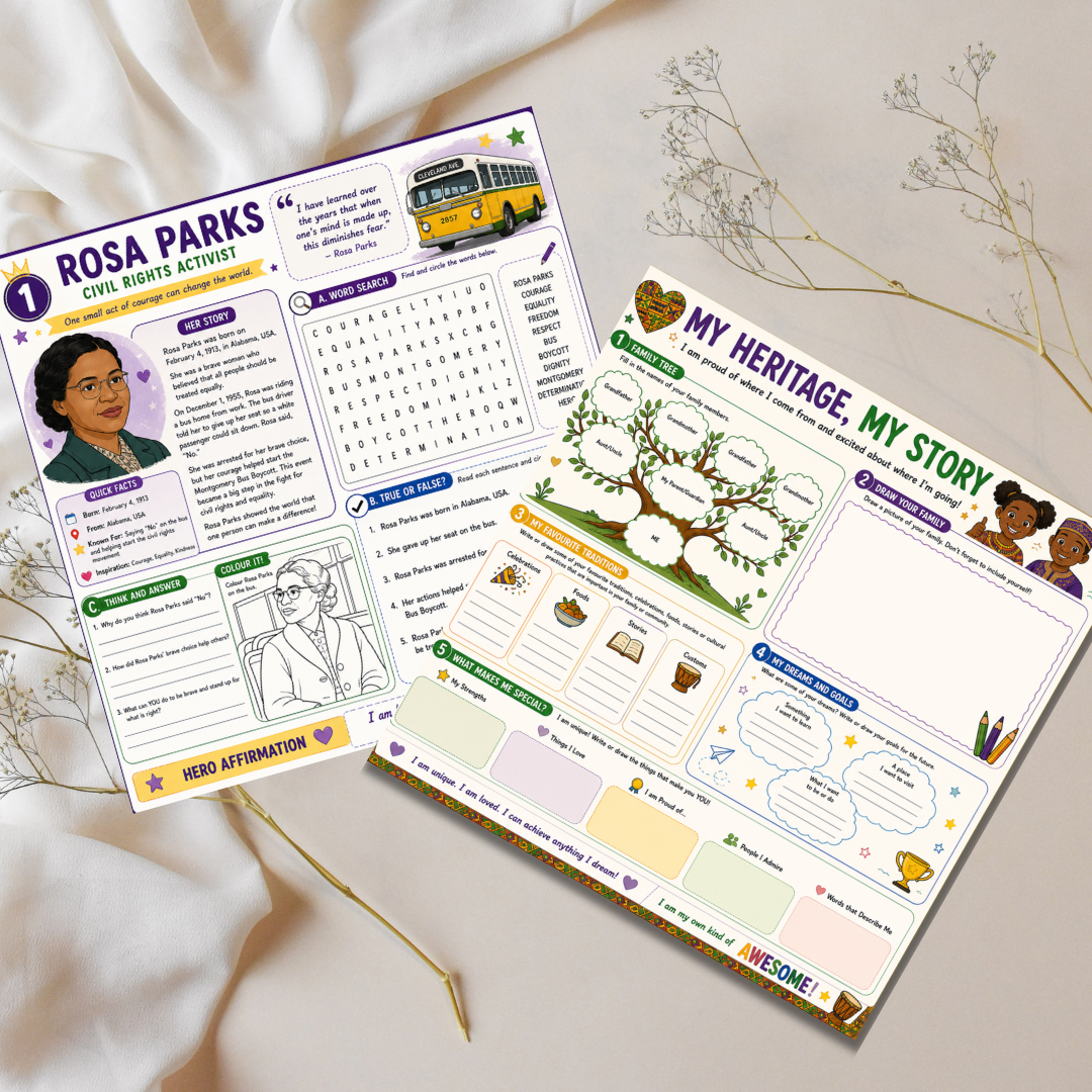 Little Legends: A Black History Activity Book For Kids Ages 5 to 10