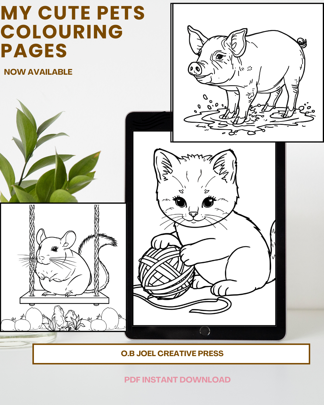 My Cute Pets Colouring Book