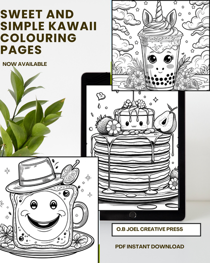 Sweet and Simple: A Kawaii Colouring Book
