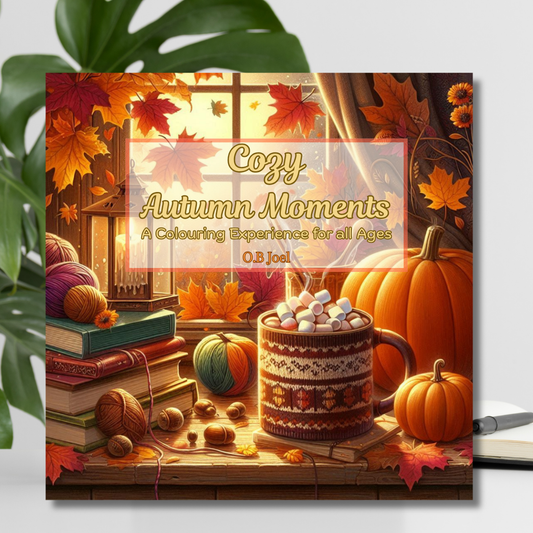 Cozy Autumn Moments Colouring Book for All Ages