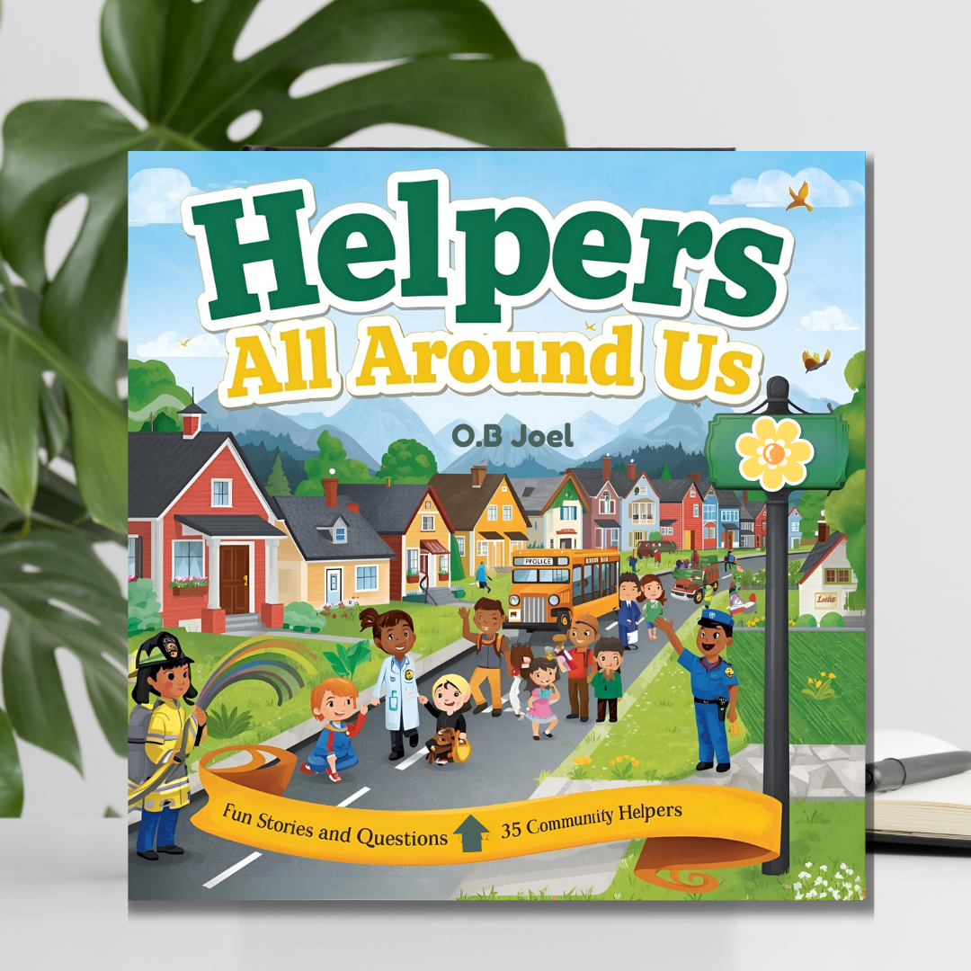 Helpers All Around Us: Fun Stories and Questions About 35 Community Helpers