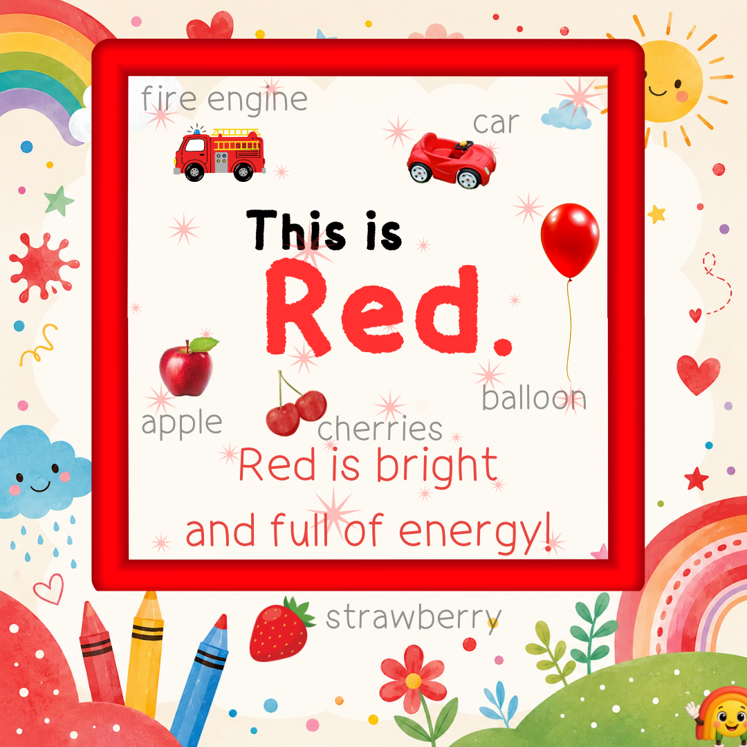 My First Colours For Kids Ages 1 to 3