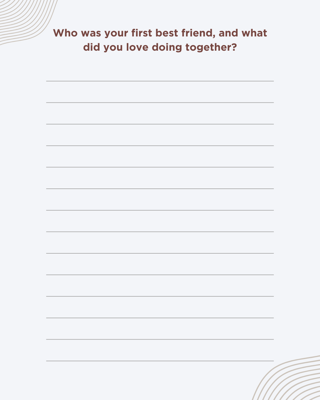 Brother, Tell Me Everything Journal