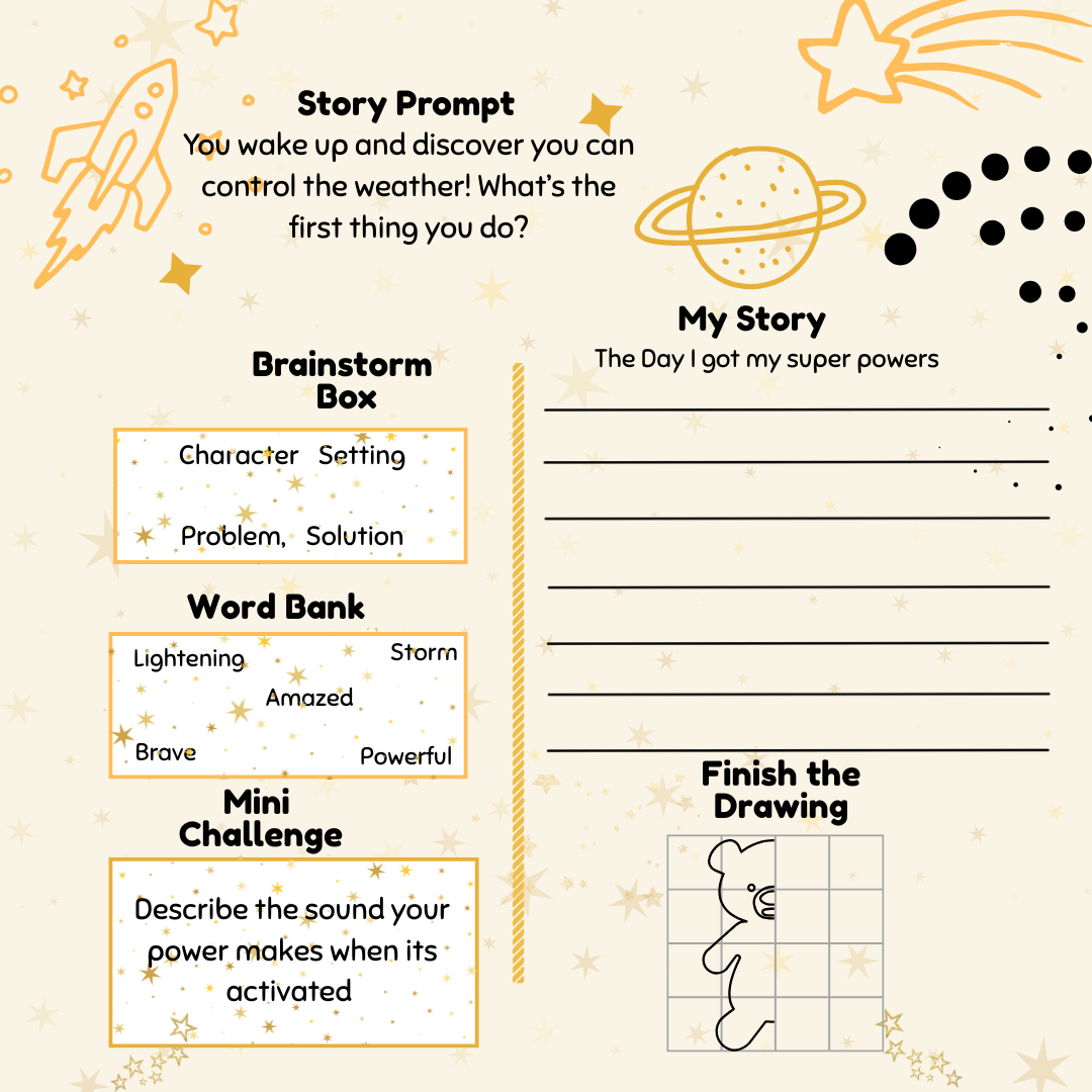 Once Upon My Time: A Creative Writing Adventure for Kids and Pre-Teens Ages 6 to 10