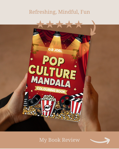 Pop Culture Mandala Colouring Book