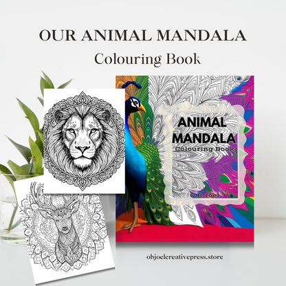 The Animal Mandala Colouring Book