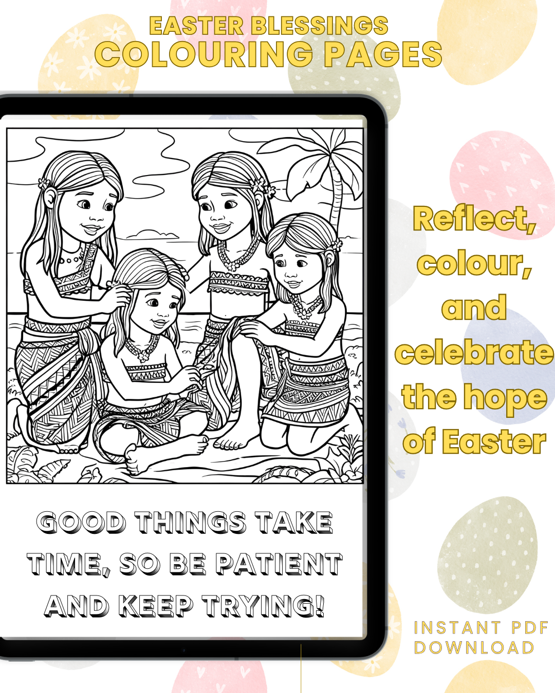 Easter Blessings: A Bible Verse Dotted Colouring Book