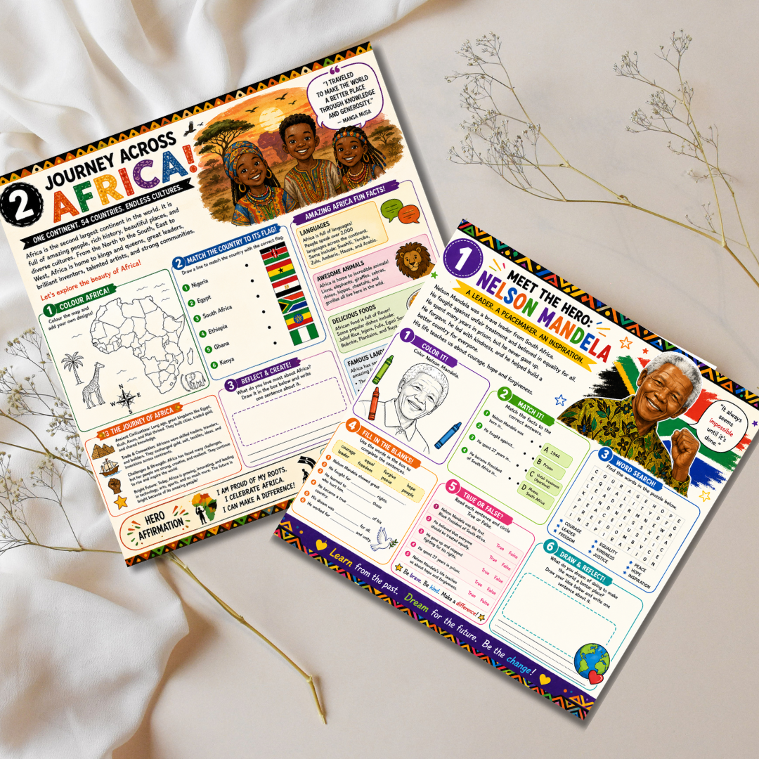 Little Legends: A Black History Activity Book For Kids Ages 5 to 10