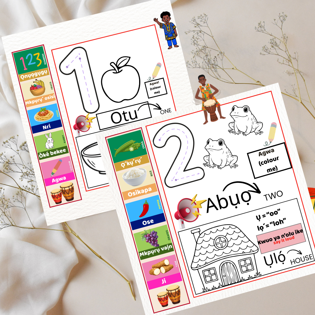 Bịa mụta Igbo soro m | Come Learn Igbo with me | For Kids Ages 3 to 5 | QR code include for sound and pronunciation