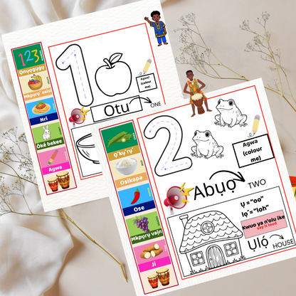 LITTLE LEARNERS LANGUAGE COLLECTION – 3 BOOK BUNDLE (Yoruba • Igbo • Spanish)
