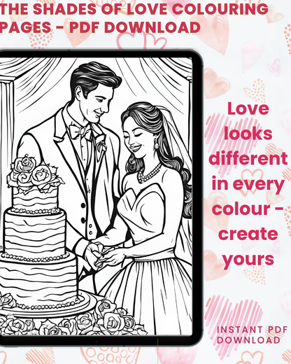 Shades of Love Colouring Books For Couples