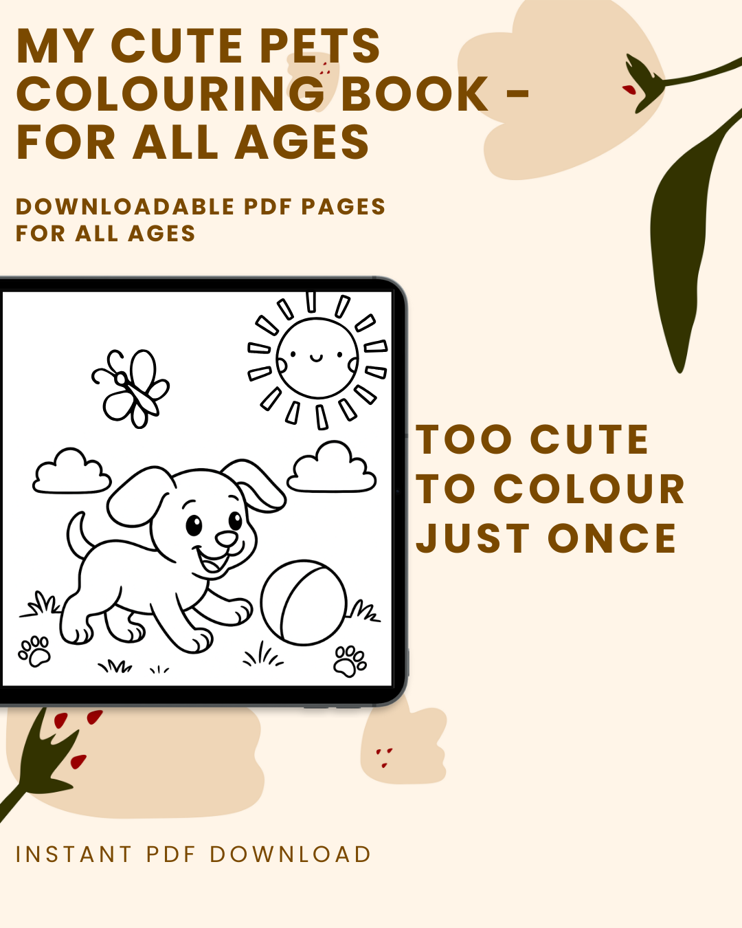 My Cute Pets Colouring Book