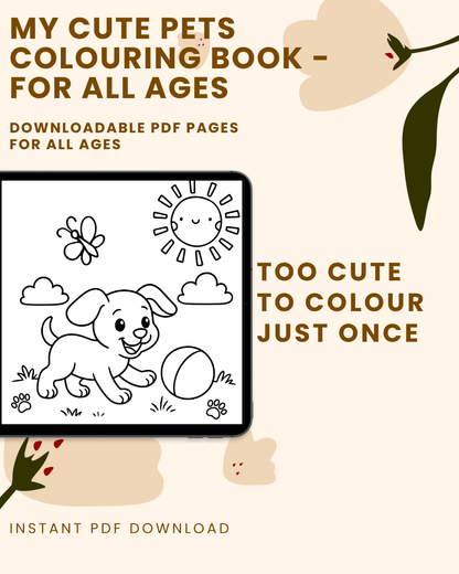 My Cute Pets Colouring Book